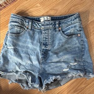 Free People Distressed Women's Denim Shorts Size 31